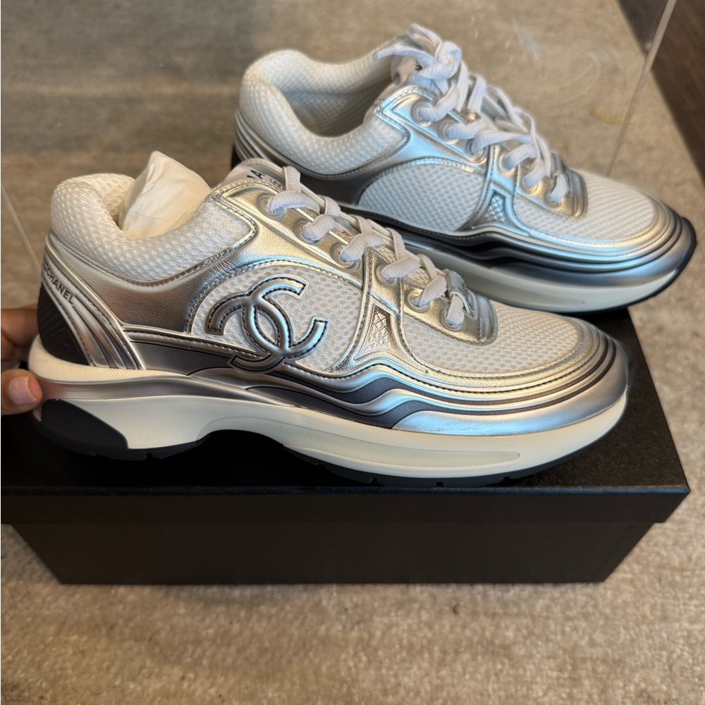*SOLD* BRAND NEW Chanel Metallic Sneakers - EU38